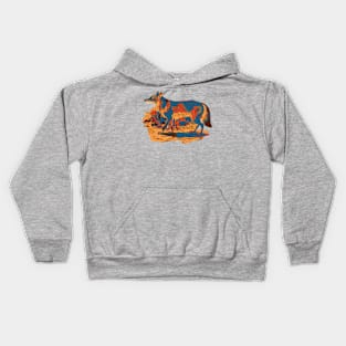 The Fox And The Grass Kids Hoodie